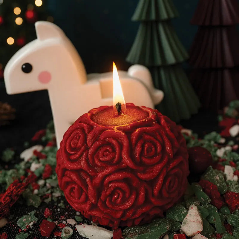 3D Flower Decorative Scented Candle