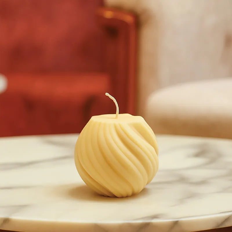 Spiral Apple Decorative Scented Candle